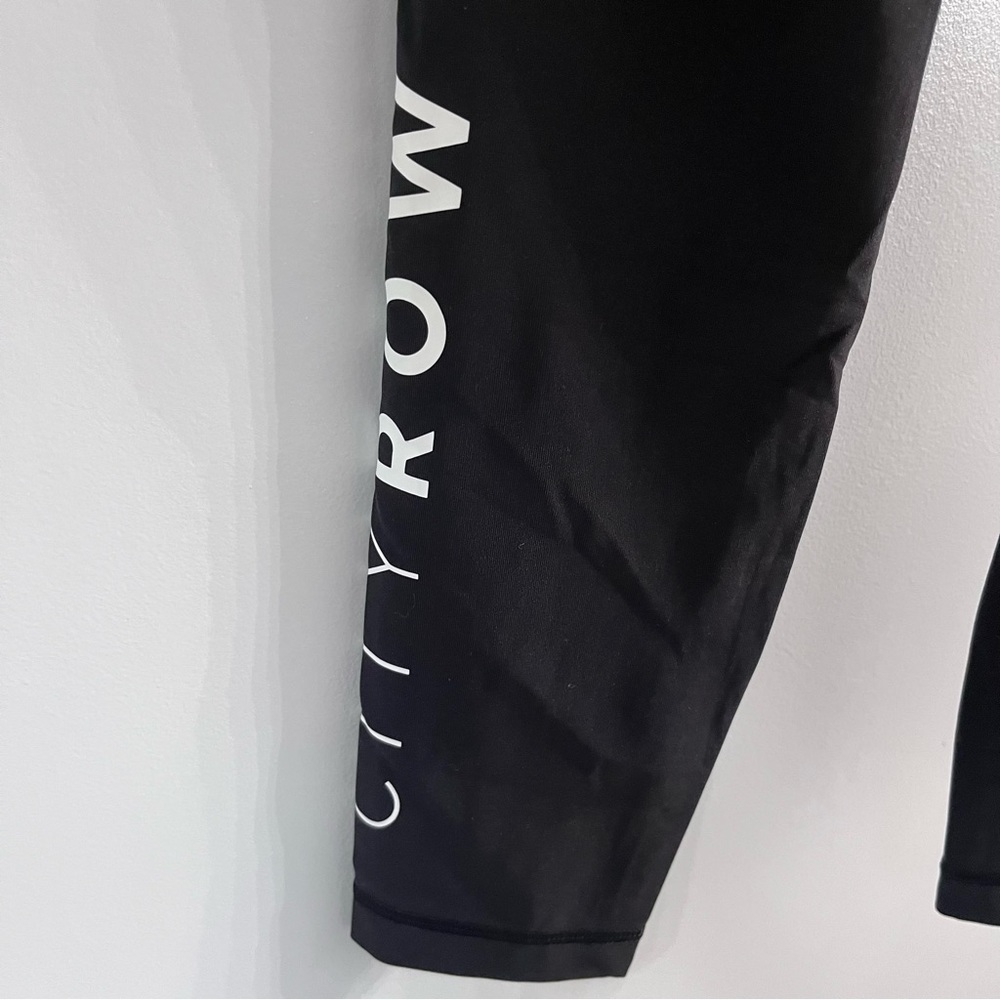 Lululemon Black Leggings City Row Branded - Picture 3 of 6